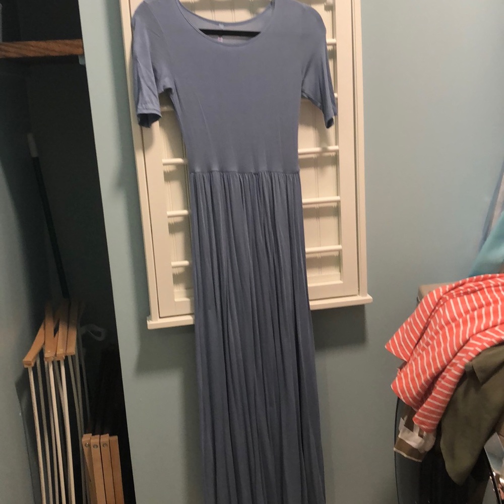 Blue Long Sun Dress